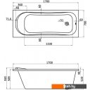 Ванны Santek Тенерифе 150x70 1WH302213 (с каркасом и экраном)