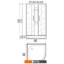 Душевые кабины River Nara Light 90/15 MT (без крыши)