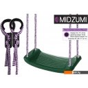 Детские спортивные комплексы и игровые площадки Midzumi Пластиковые навесные качели (зеленый)