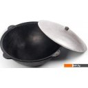 Казаны Chugun Invest Узбекский с алюминиевой крышкой (10 л, круглое дно) Казаны Chugun Invest Узбекский с алюминиевой крышкой (10 л, круглое дно)