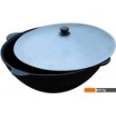 Казаны Chugun Invest Узбекский с алюминиевой крышкой (4.5 л, плоское дно) Казаны Chugun Invest Узбекский с алюминиевой крышкой (4.5 л, плоское дно)