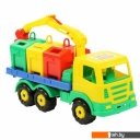 Игрушечный транспорт Полесье Престиж автомобиль-контейнеровоз 44181