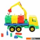 Игрушечный транспорт Полесье Престиж автомобиль-контейнеровоз 44181