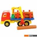 Игрушечный транспорт Полесье Престиж автомобиль-лесовоз 44198