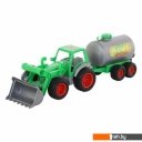 Игрушечный транспорт Полесье Фермер-техник трактор-погрузчик с цистерной 8794