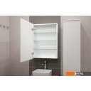 Мебель для ванных комнат Континент Шкаф с зеркалом Allure Led 55x80 (левый)