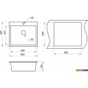 Кухонные мойки Granula 7804 (базальт)