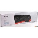 Наборы периферии A4Tech Fstyler FG1010 (черный/оранжевый)