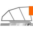 Ножки, каркасы, опоры для ванн Cersanit Joanna 150 New / K-RW-JOANNA150
