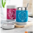 Термосы, термокружки и многоразовые стаканы REER ColourDesign 90411 0.35л (голубой)