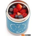 Термосы, термокружки и многоразовые стаканы REER ColourDesign 90411 0.35л (голубой)