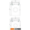 Умывальники Акватон Рейн 60 1A72103KRW010