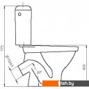 Унитазы Santeri Вест белый крап [1.P201.8.S01.00B.F]