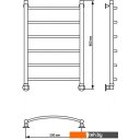 Полотенцесушители Luxon R 80x50 (нижнее подключение)