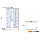 Душевые кабины River Мономах 120/90/24 МЗ L (без крыши)