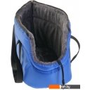 Сумки, переноски для животных Happy Friends №1 (синий, мех серый)