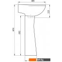 Пьедесталы для умывальников Santeri Соната 136012S0000B0