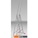 Лестницы и стремянки Новая высота NV 223 алюминиевая трёхсекционная 3x9 ступеней