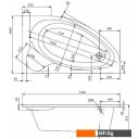 Ванны Santek Эдера 170x100L 1WH501662 (с каркасом)