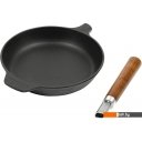 Сковороды Manoli с деревянной ручкой 220 мм