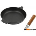 Сковороды Manoli с деревянной ручкой 220 мм