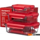 Посуда для хранения продуктов Oursson CG3502SS/RD