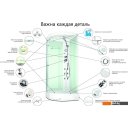 Душевые кабины Domani-Spa Delight 110 High 100x100 (тонированное стекло/черный)