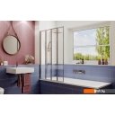 Шторки и карнизы для ванн и поддонов Ambassador Bath Screens 16041110L 90