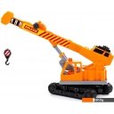 Игрушечный транспорт Полесье Монолит гусеничный кран 89649 (оранжевый)