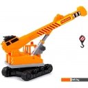 Игрушечный транспорт Полесье Монолит гусеничный кран 89649 (оранжевый)