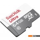 Карты памяти SanDisk Ultra SDSQUNR-064G-GN3MN microSDXC 64GB