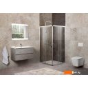 Душевые кабины BelBagno UNIQUE-A-2-75/90-C-Cr (прозрачное стекло)