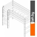 Кровати Мебельград Соня вариант 11 (массив сосны белый)