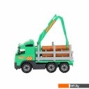 Игрушечный транспорт Полесье Volvo автомобиль-лесовоз 8756