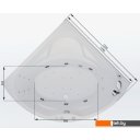 Ванны Aquanet Vitoria 130x130 00205371 (с каркасом)