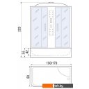 Душевые кабины River Wisla 150/80/55 ТН