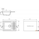 Кухонные мойки Ulgran U-202 (белый)