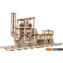 Сборные модели Eco-Wood-Art Локомотив с резиномотором