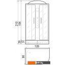 Душевые кабины River Dunay 120/90/26 ТН R