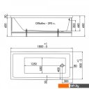 Ванны 1AcReal Palermo 180x80 (с ножками)