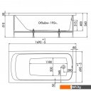 Ванны 1AcReal Gamma 170x70 (с каркасом)