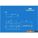 Кухонные мойки Ulgran U-507 (графитовый)