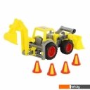 Игрушечный транспорт Полесье КонсТрак трактор-погрузчик с ковшом 0377