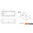 Ножки, каркасы, опоры для ванн AM.PM Gem W90A-170-070W-R