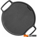 Принадлежности для барбекю, грилей, мангалов Brizoll Плато чугунное, двухстороннее круглое гриль, 32 см