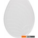 Сиденья и крышки для унитазов и биде Мультидом СУ72-90 (ракушка, белый)