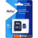 Карты памяти Netac P500 Standard 128GB NT02P500STN-128G-R + адаптер