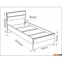 Кровати Евва Венеция ВН-900мп (бодега белый/ясень орландо)