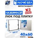 Сантехнические ревизионные люки ЛючкиБел Евростандарт 40x60 см