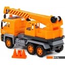 Игрушечный транспорт Полесье Алмаз автомобиль-кран инерционный 86716